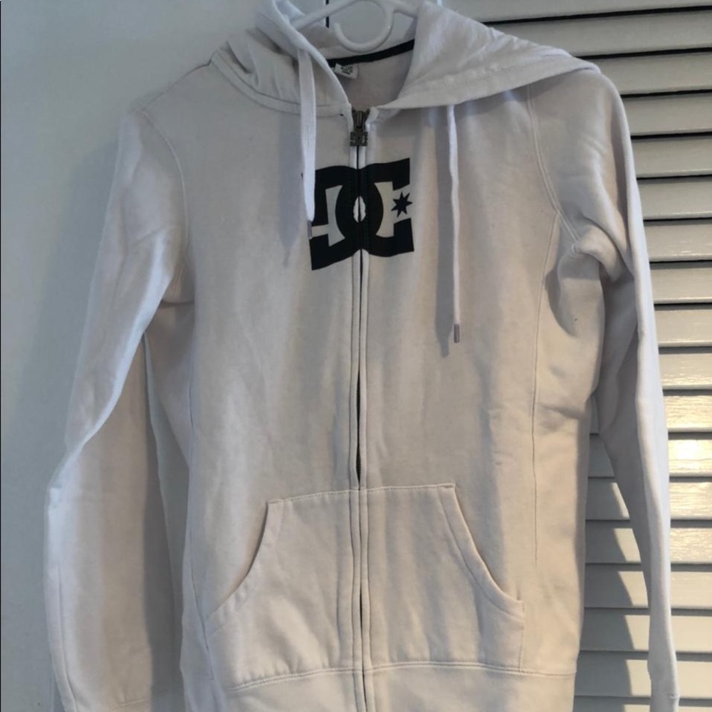 Dc white hoodie